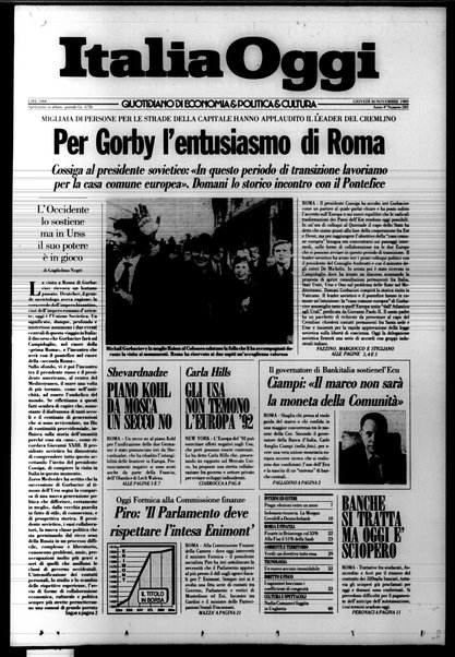 Italia oggi : quotidiano di economia finanza e politica